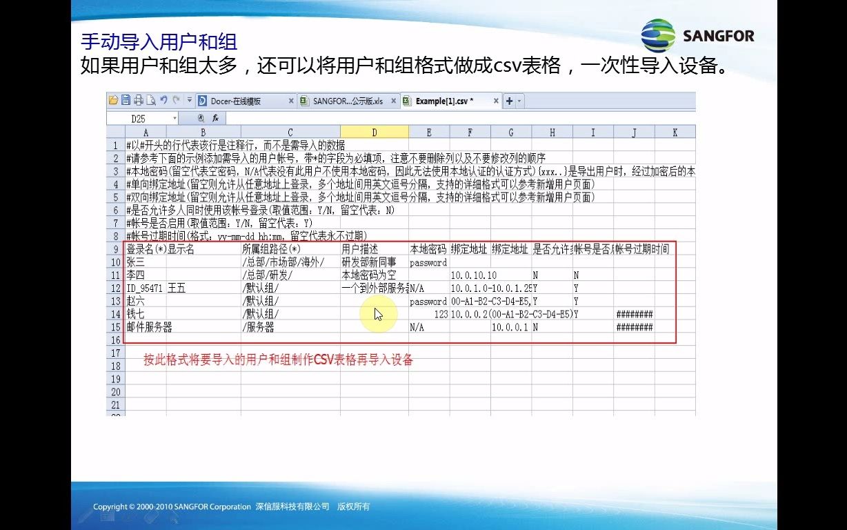 07组织结构与上网策略(上) 深信服AC上网行为管理SANGFORAC初级培训哔哩哔哩bilibili