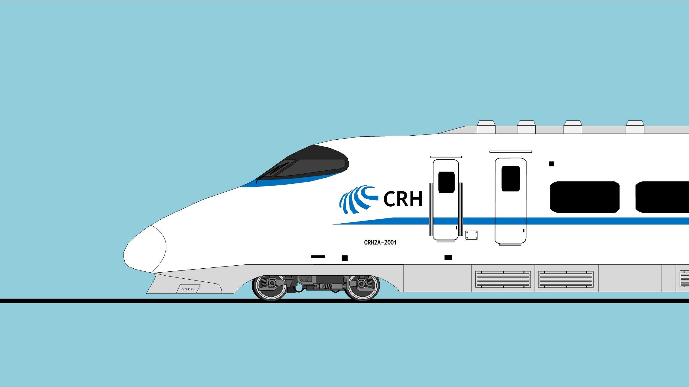 和谐号CRH2A带鱼非统型动车组重做版哔哩哔哩bilibili