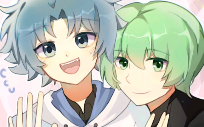 活动  【小绿和小蓝/板绘】你们好啊!