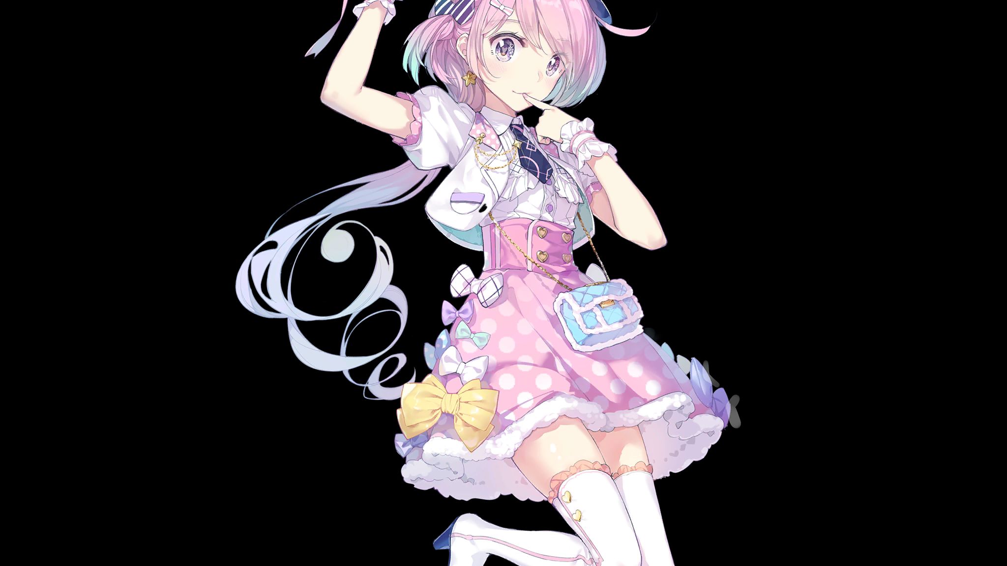 板绘插画立绘设计日系二次元cg自学角色立绘原画ps零基础