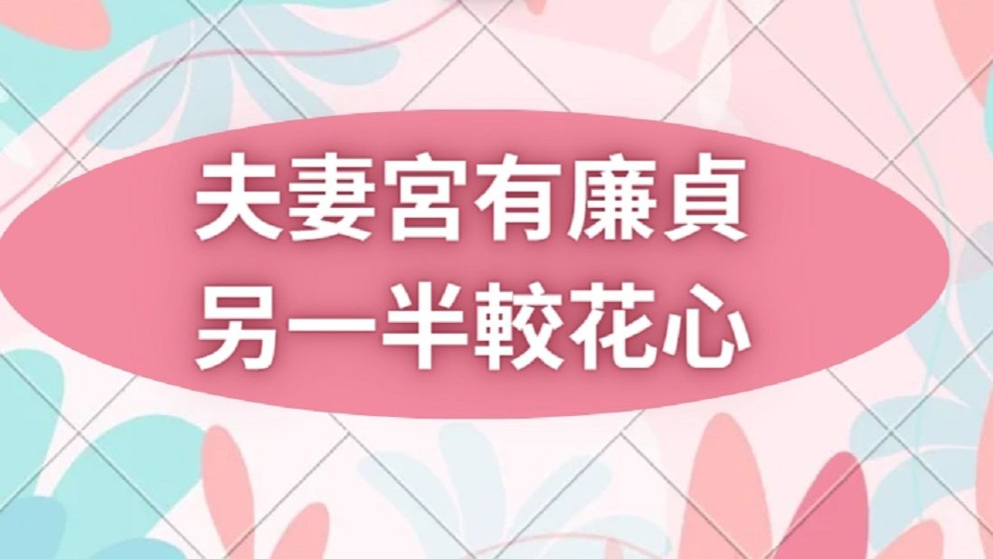 紫微论命谘询案例: 夫妻宫有廉贞另一半较花心哔哩哔哩bilibili