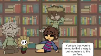 Скачать видео: Undertale React Frisk And Chara - My AU - Read description!!!! - pinned comment