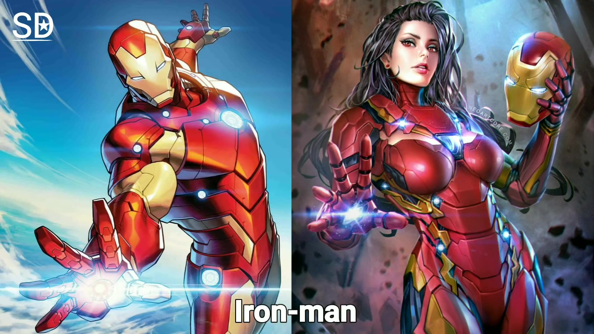 漫威与dc漫画超级英雄性转系列几乎