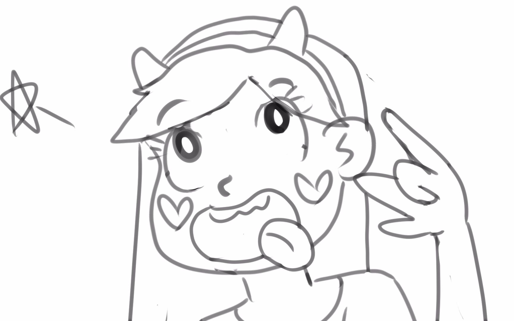 星蝶公主手书marco给我一杯malk