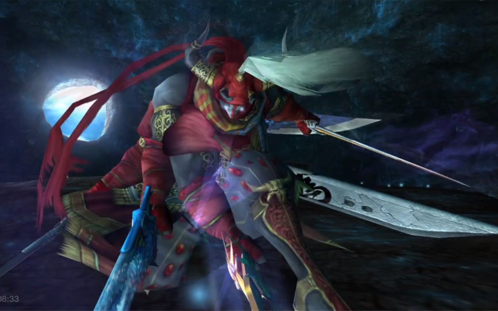 ps2-4k60fps最终幻想12国际版弱模式全员hp1无伤吉尔伽美什~!