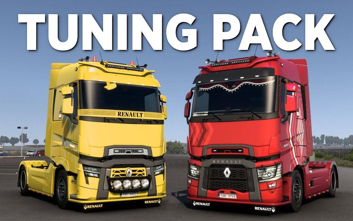 ETS2 中最大的改装包  雷诺卡车 T 改装包 |Biggest Tuning Pack in ETS2  Renault Trucks T Tuning单机游戏热门视频