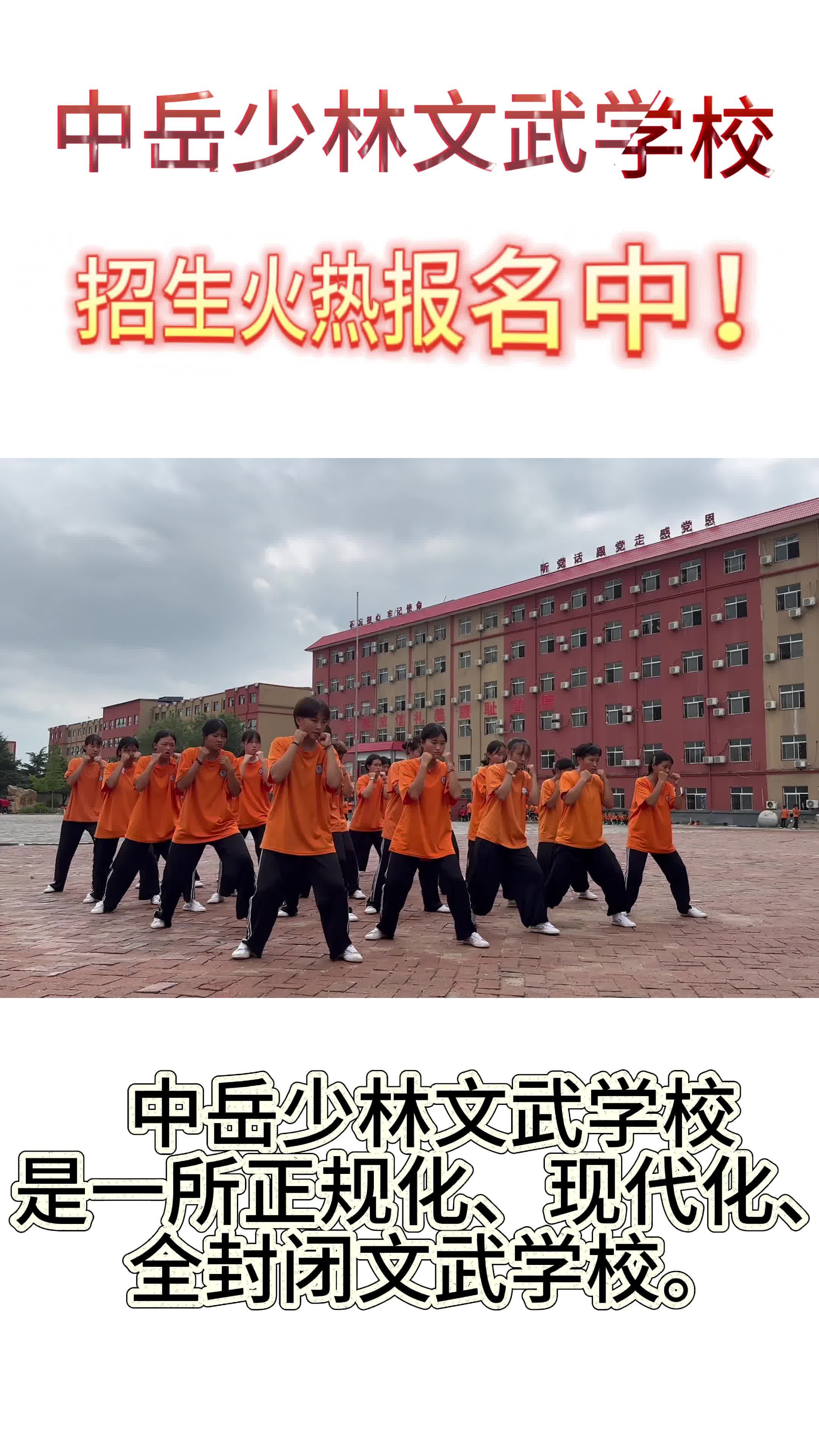 中岳少林文武学校图片图片