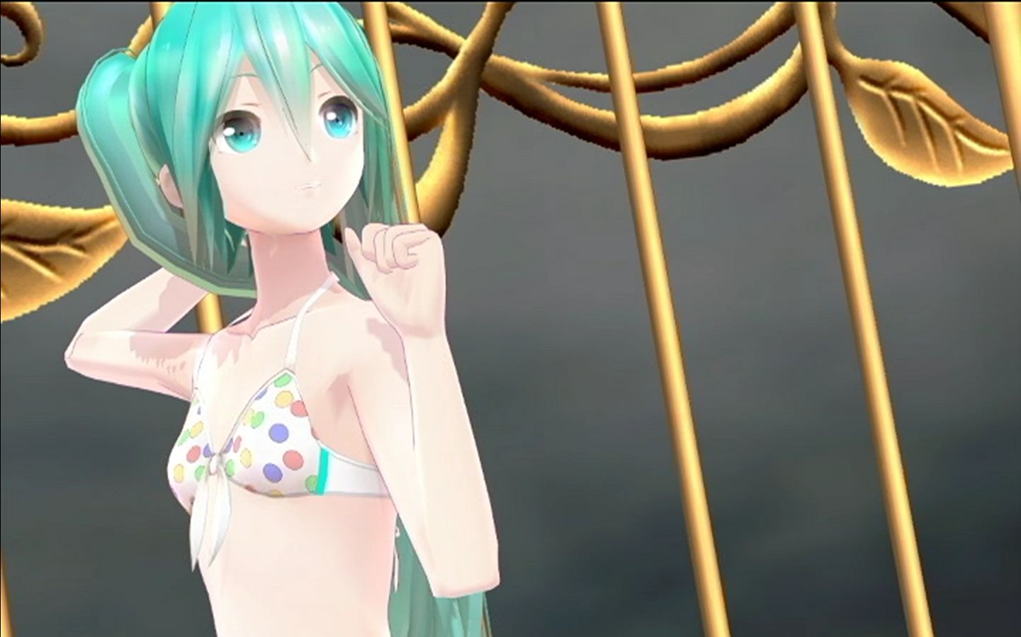 极乐净土mmd初音—泳装