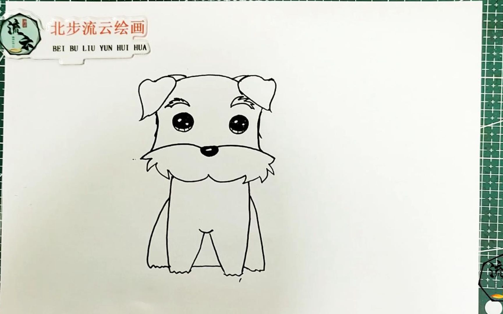 小狗这样画,简单易学,适合宝宝学画儿童简笔画哔哩哔哩bilibili