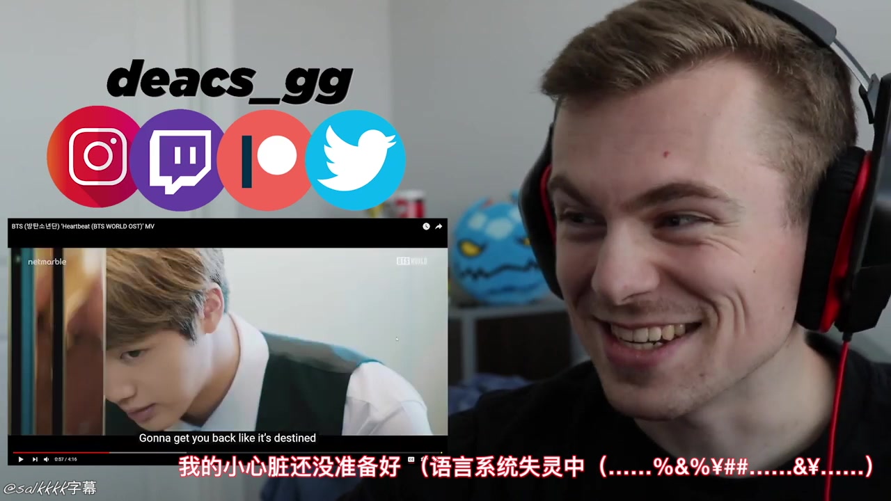 【salk中字】【bts Heartbeat mv reaction】dope小哥窒息七连 mv真的拍的好好看啊 每一帧都像电影一样哔哩哔哩bilibili