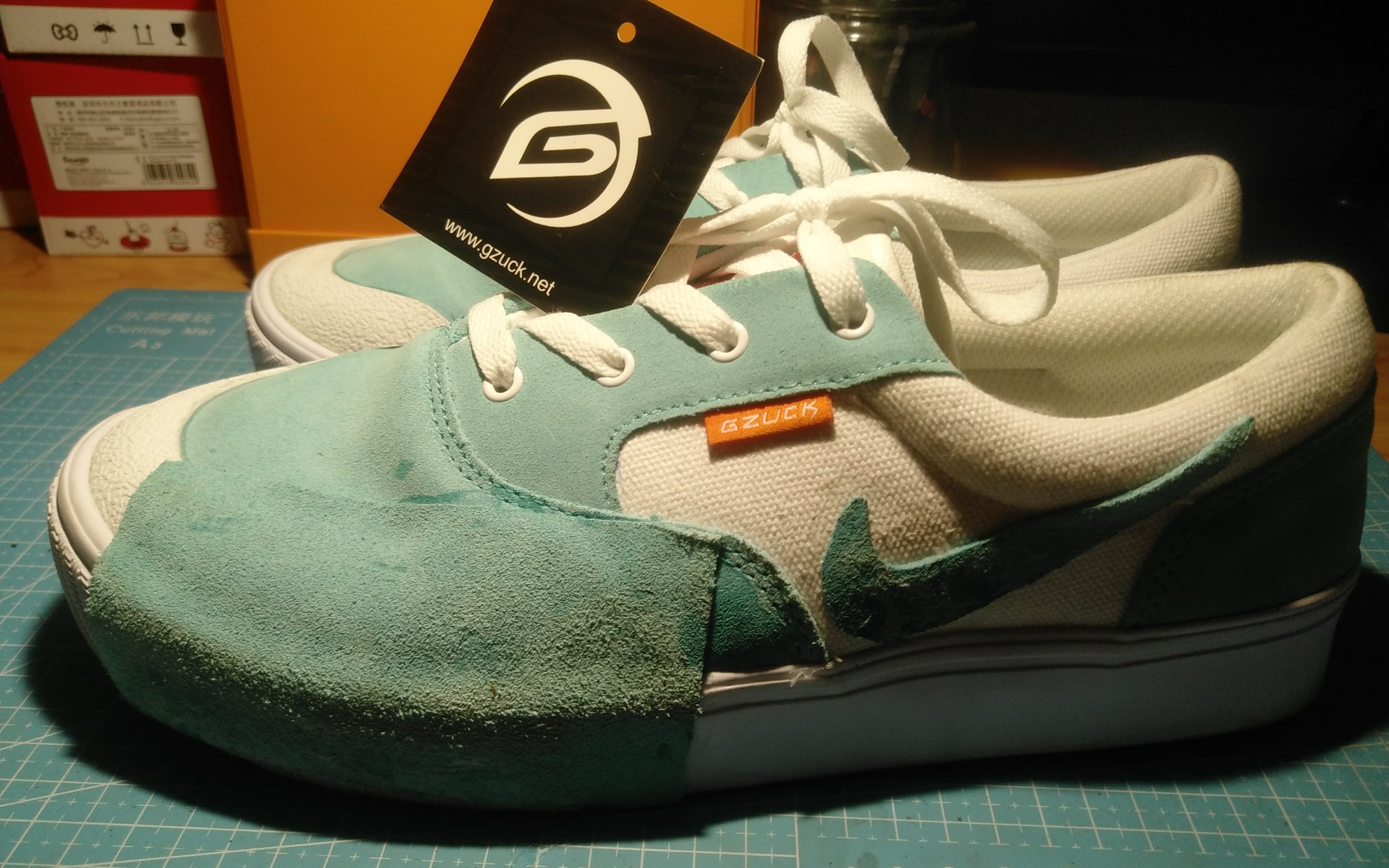 突然开箱几朱可滑板鞋介绍萌新补鞋教程