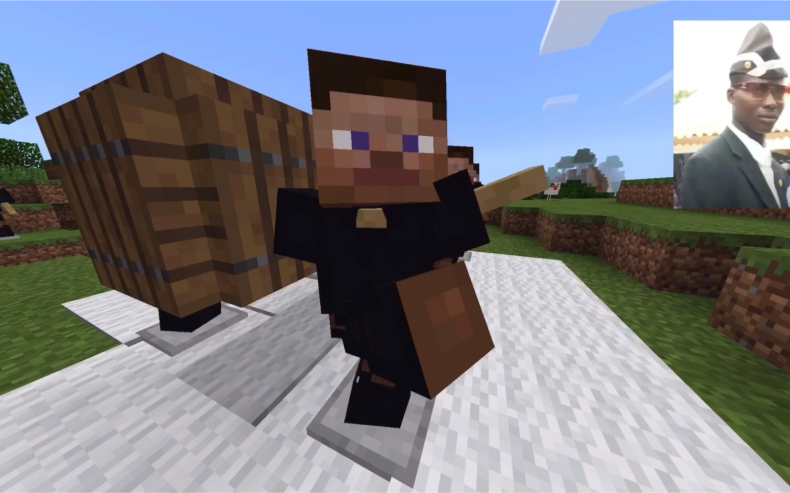 活动作品mc版黑人抬棺