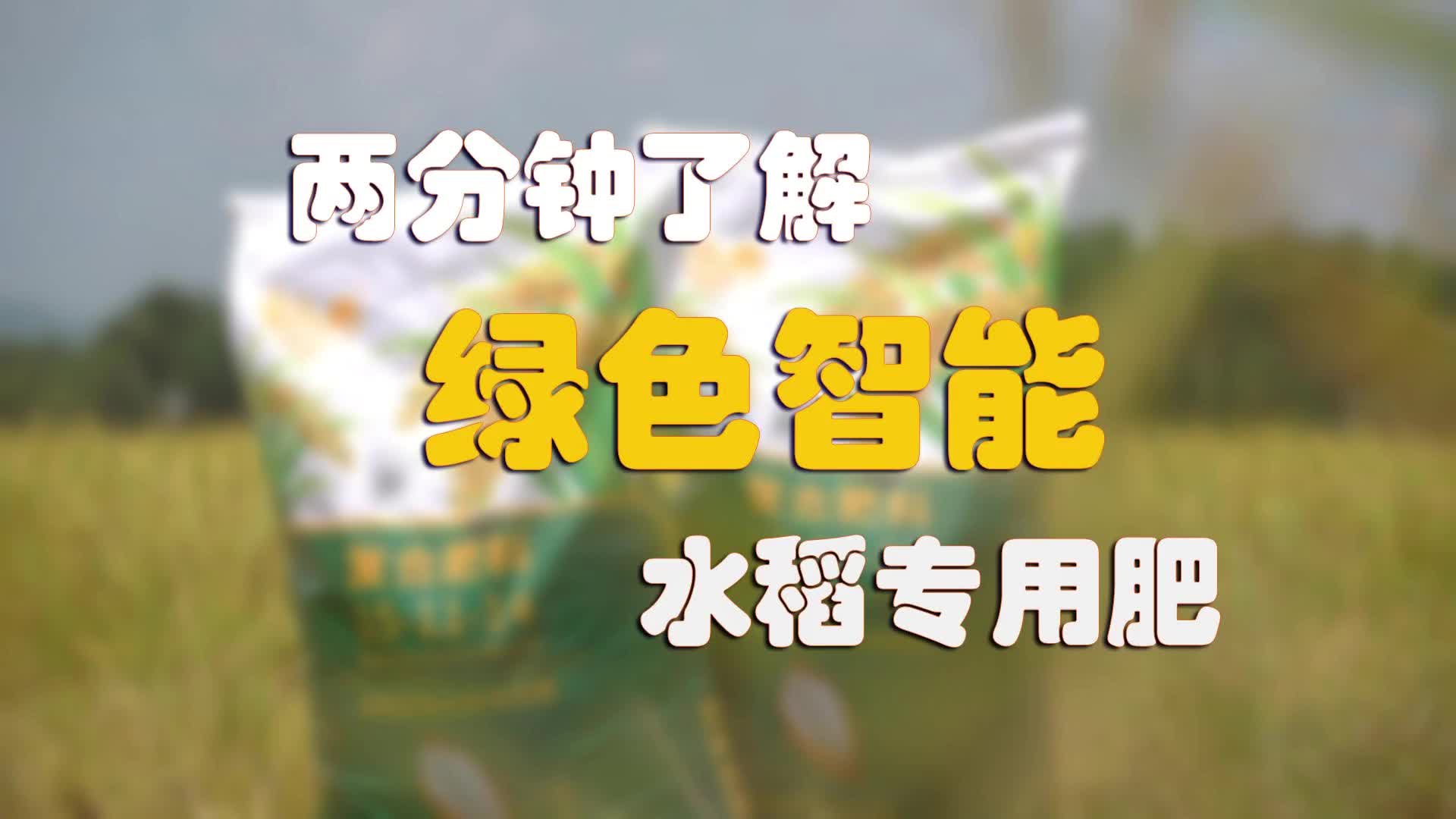 云天化良田守护者计划:两分钟了解绿色智能水稻专用肥哔哩哔哩bilibili