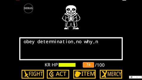 Night Hope sans fight (phase 1) - TurboWarp