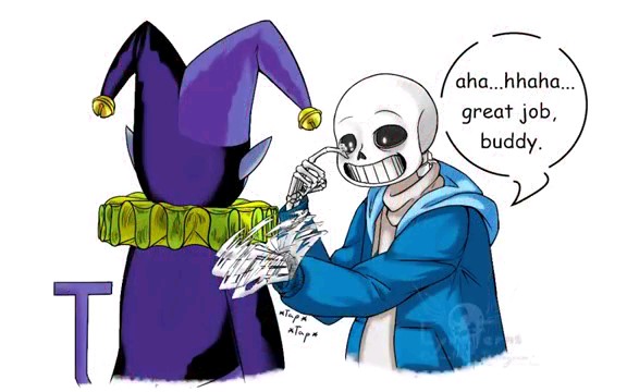 sans is finally free!