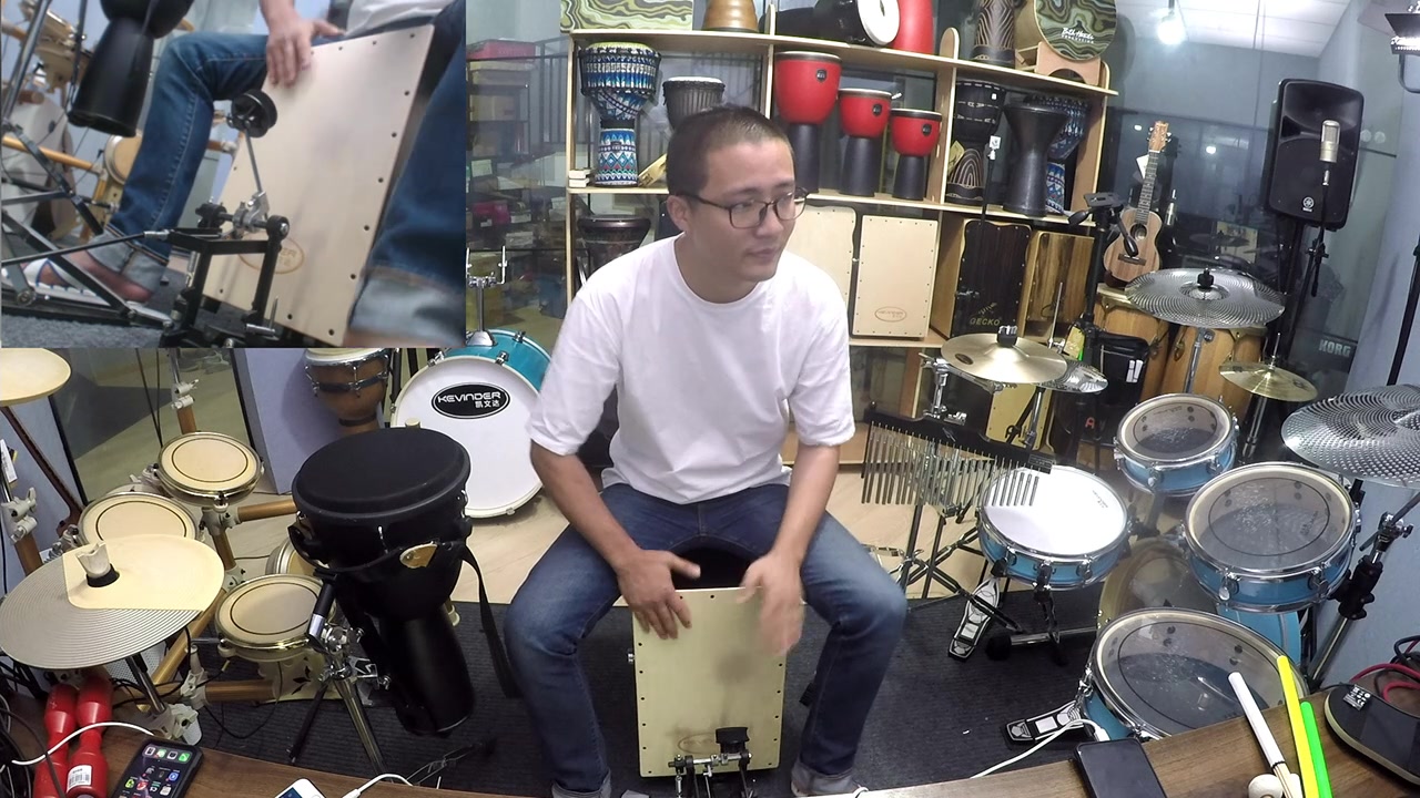 凯文先生《move your body》非洲鼓箱鼓卡宏鼓丽江手鼓