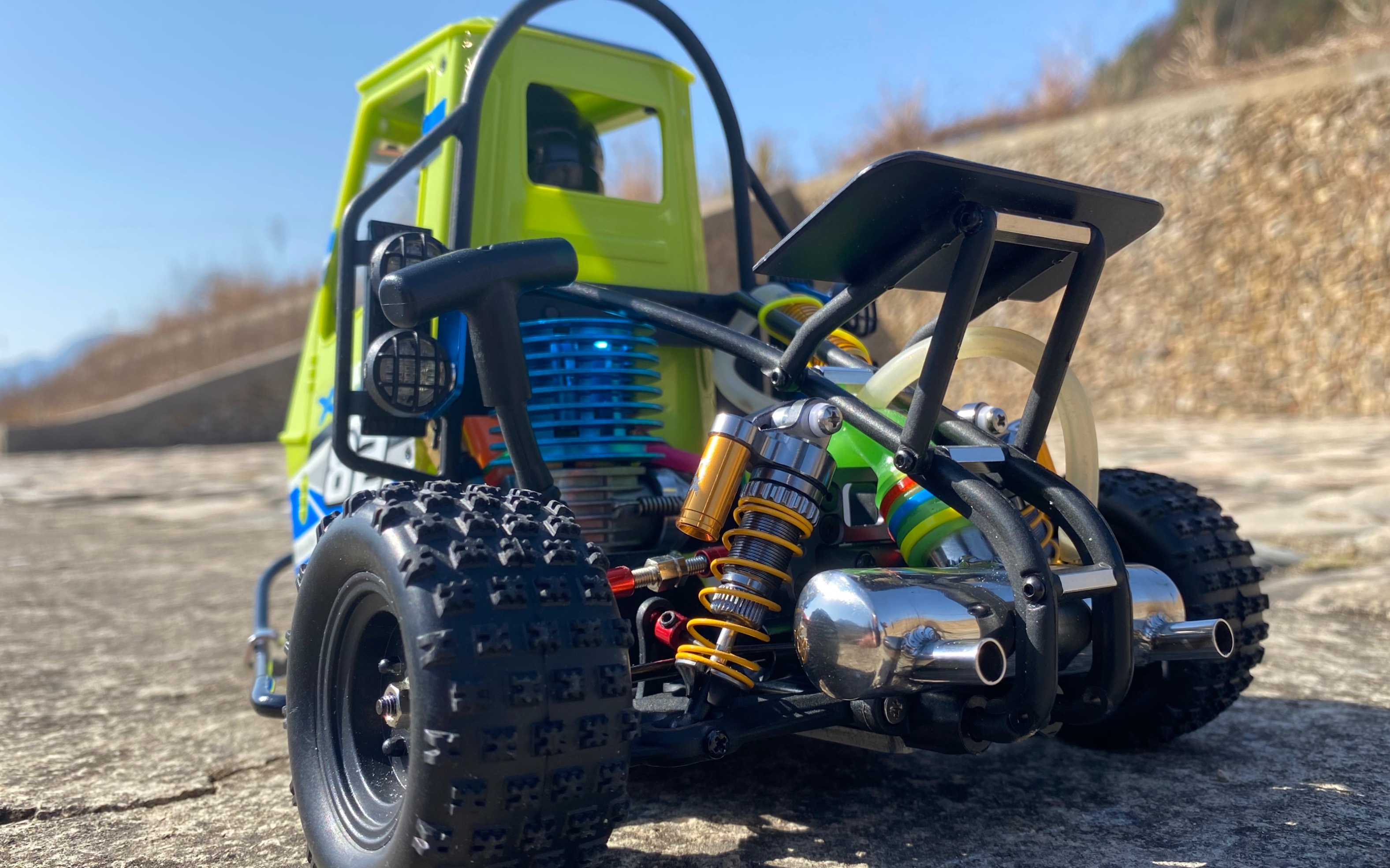 rc遥控车 火鸟嘟嘟电改油 甲醇油车 三蹦子