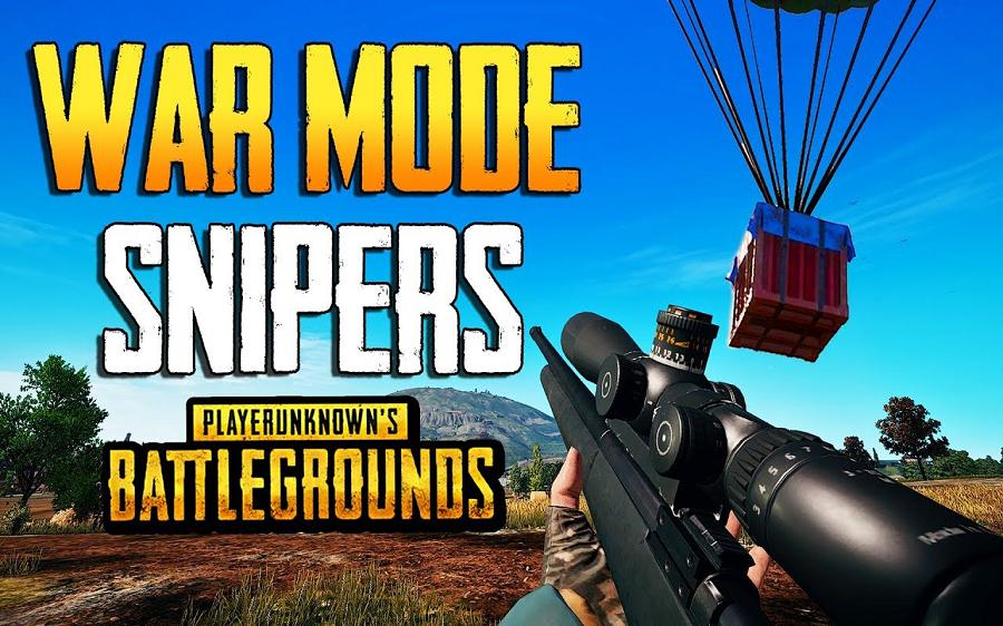 绝地求生:战场战争模式的狙击手!