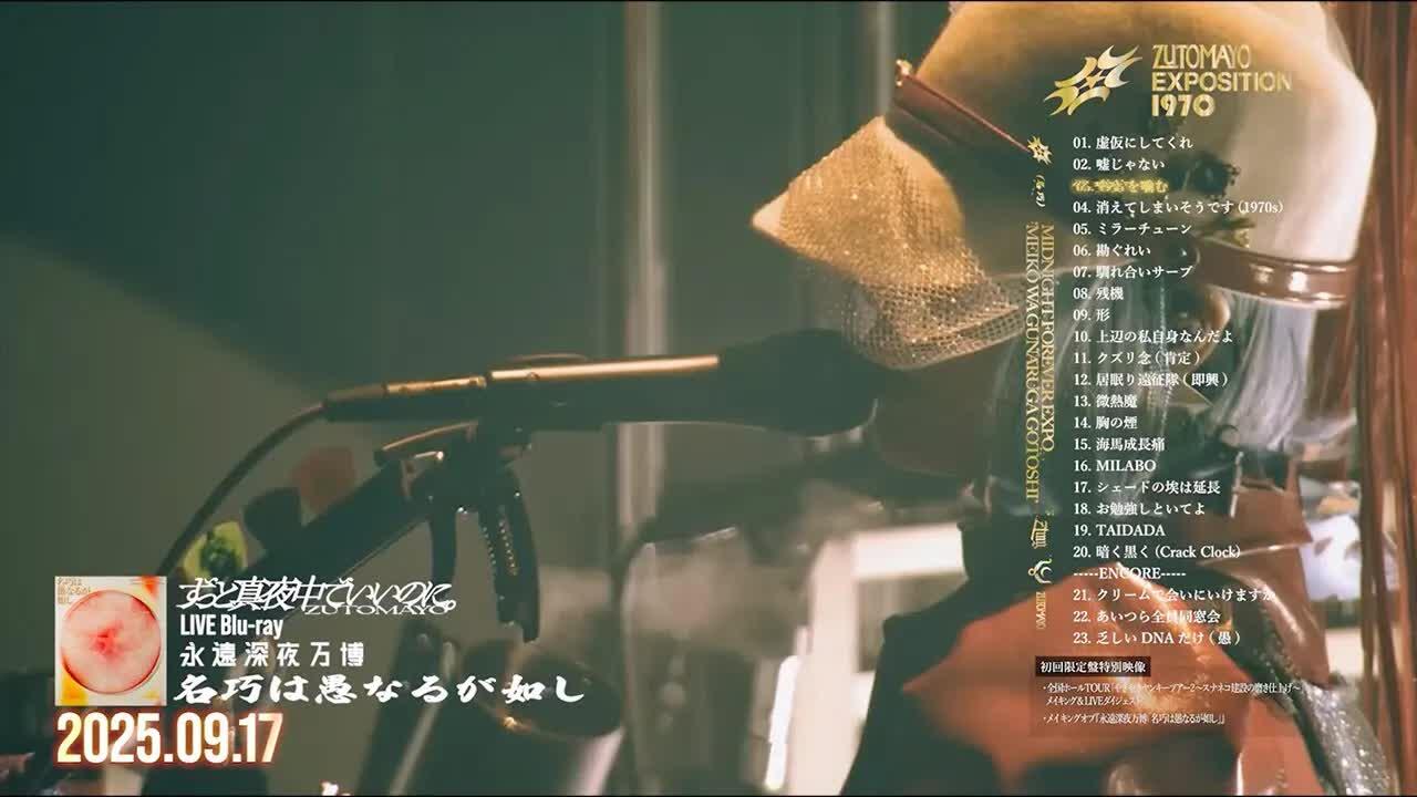 ずっと真夜中でいいのに。】記録映像作品『永遠深夜万博「名巧は愚なる
