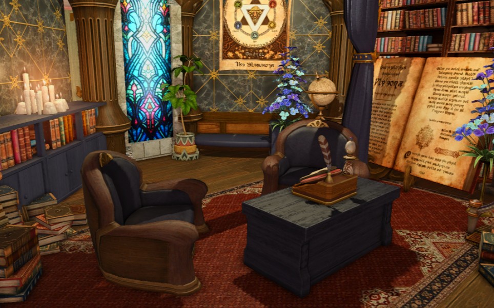 【ff14装修】s房|不封层|占卜室