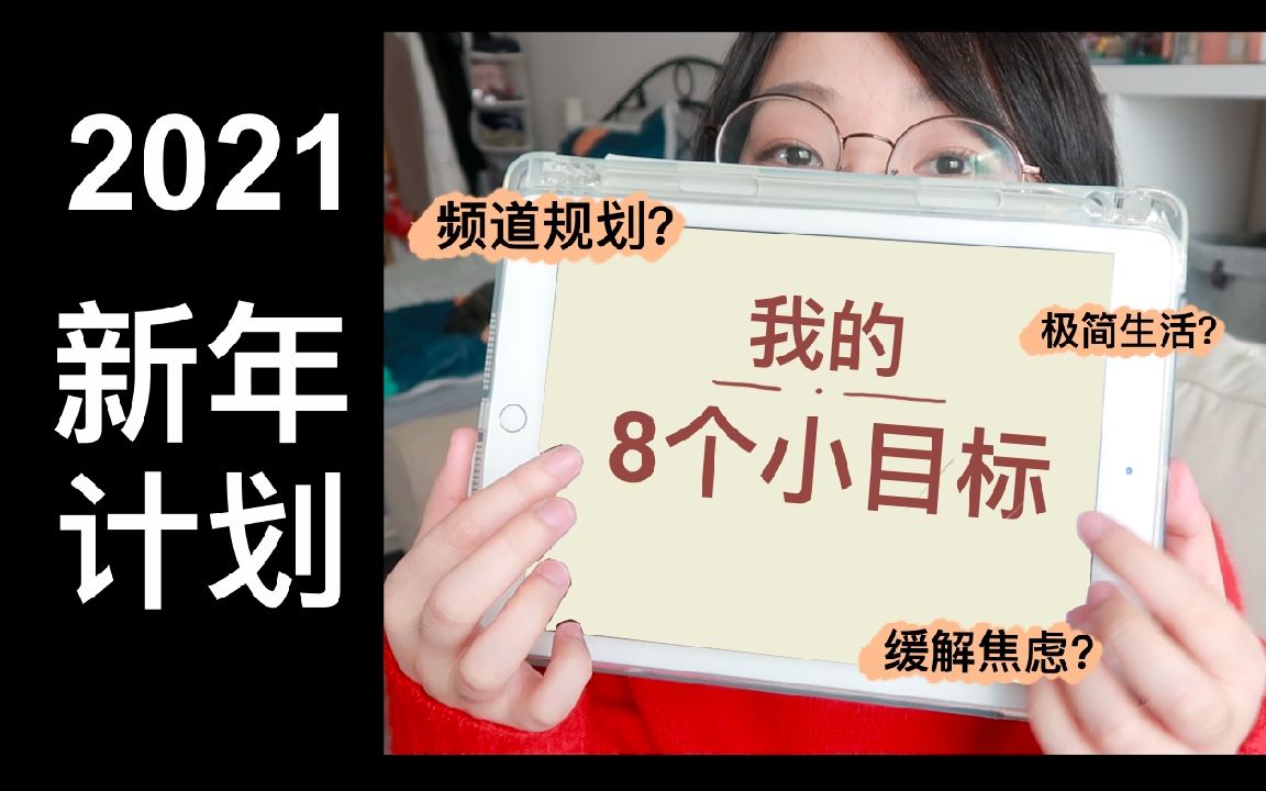 【新年计划】2021年我最想做的8件事 | 聊聊目标和焦虑 | 分享一个制定目标的模板 | 期待新的一年有更多的尝试和冒险,也期待更加平静坚定的自己~新年快...