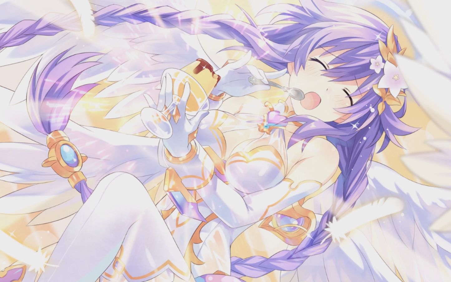 四女神ol(三十八)紫灵心&nep&茄子&布丁