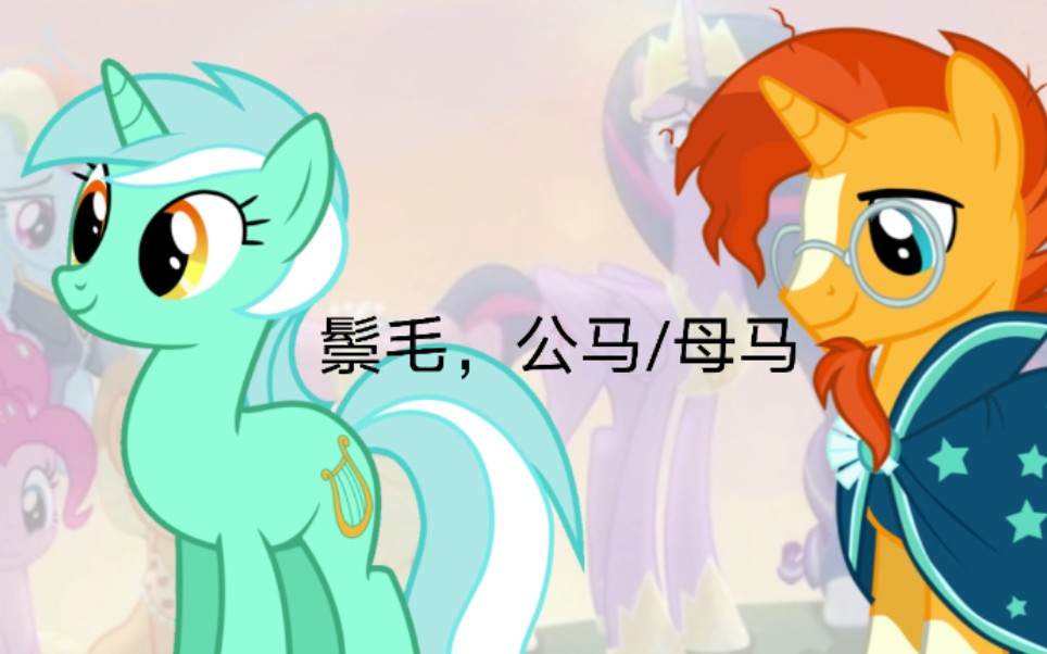 【MLP】如何创造马设2、鬃毛,公马/母马哔哩哔哩bilibili