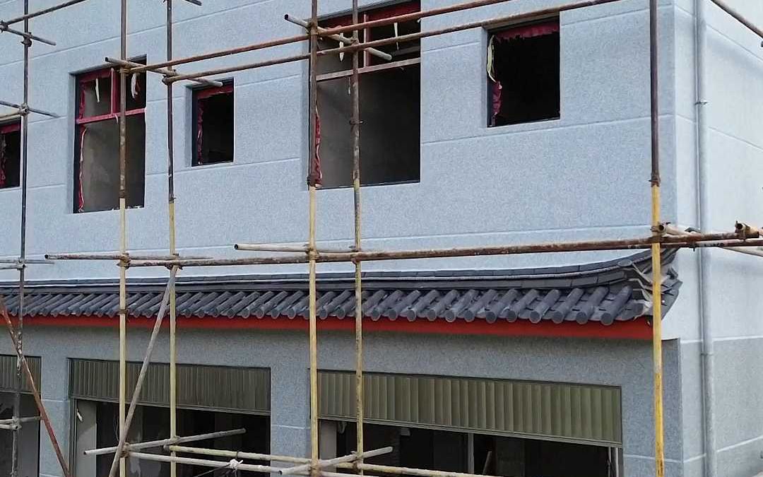 雅圆仿石漆完工案例分享