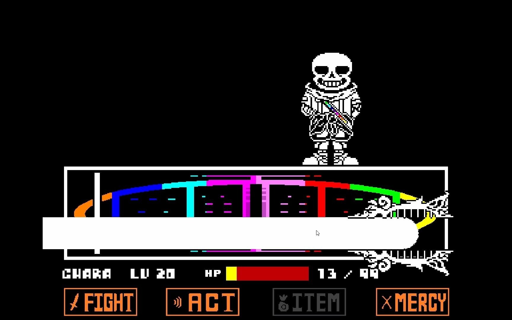 ink!sans四阶段双boss版本无药