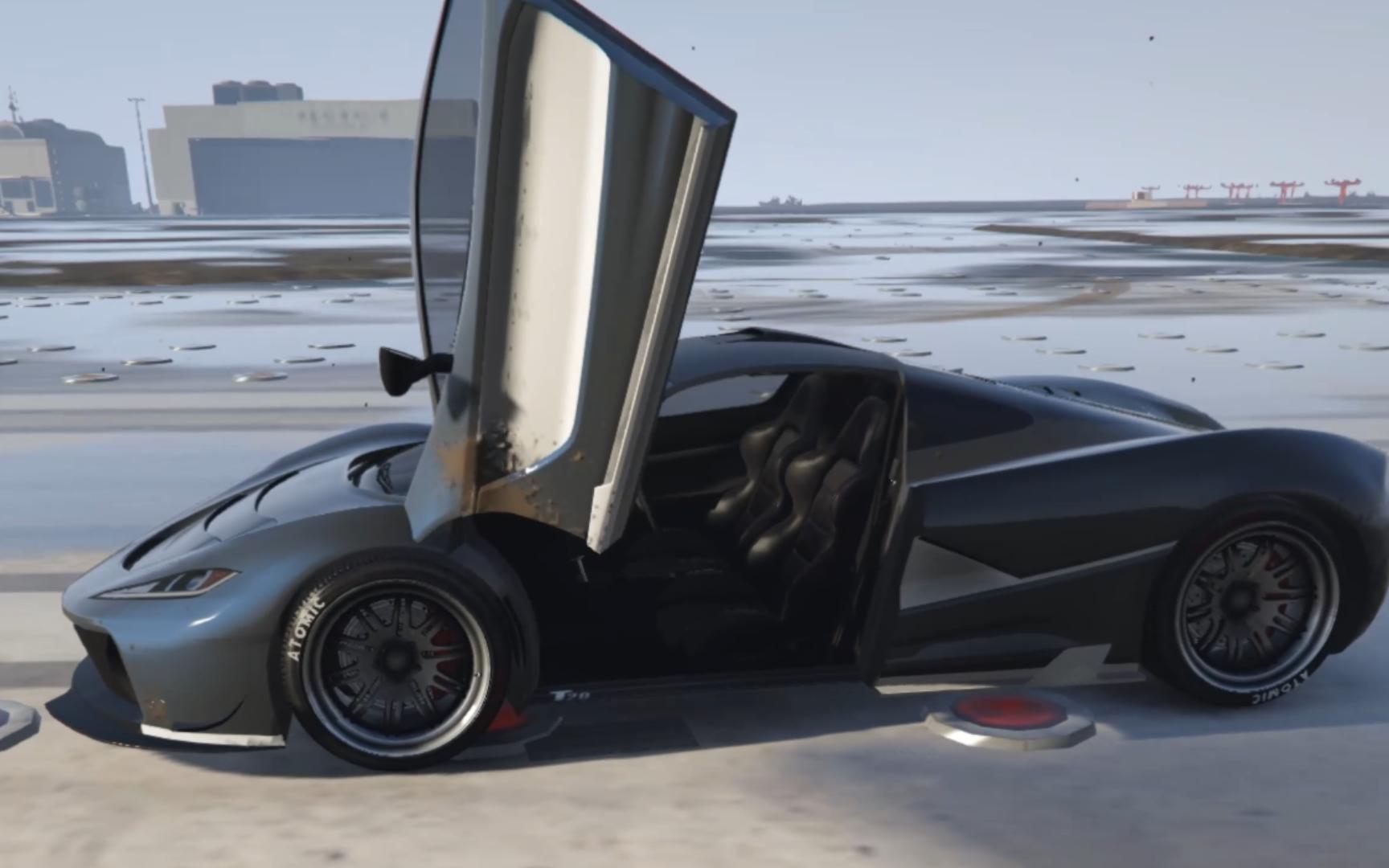 gtaol超跑们的车柜:培罗 t20 1黑色系列涂装皮肤分享