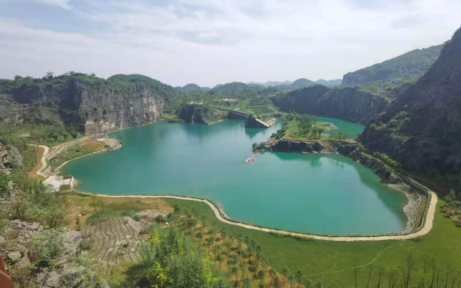 王家镇-矿山公园暴晒徒步环线[去年初第一次参加户外徒步的线路]