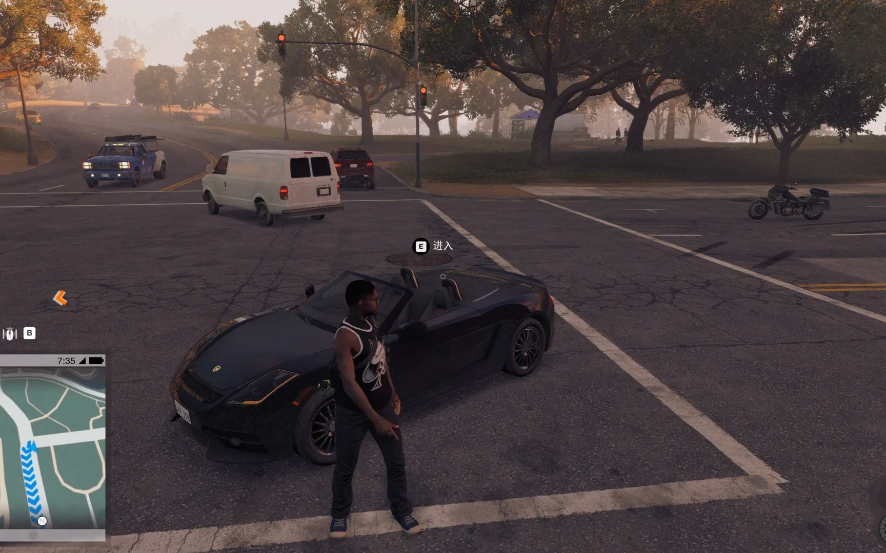 【毛毛虫解说】看门狗2:毛哥又开始表演超牛车技了 不要喷我啊