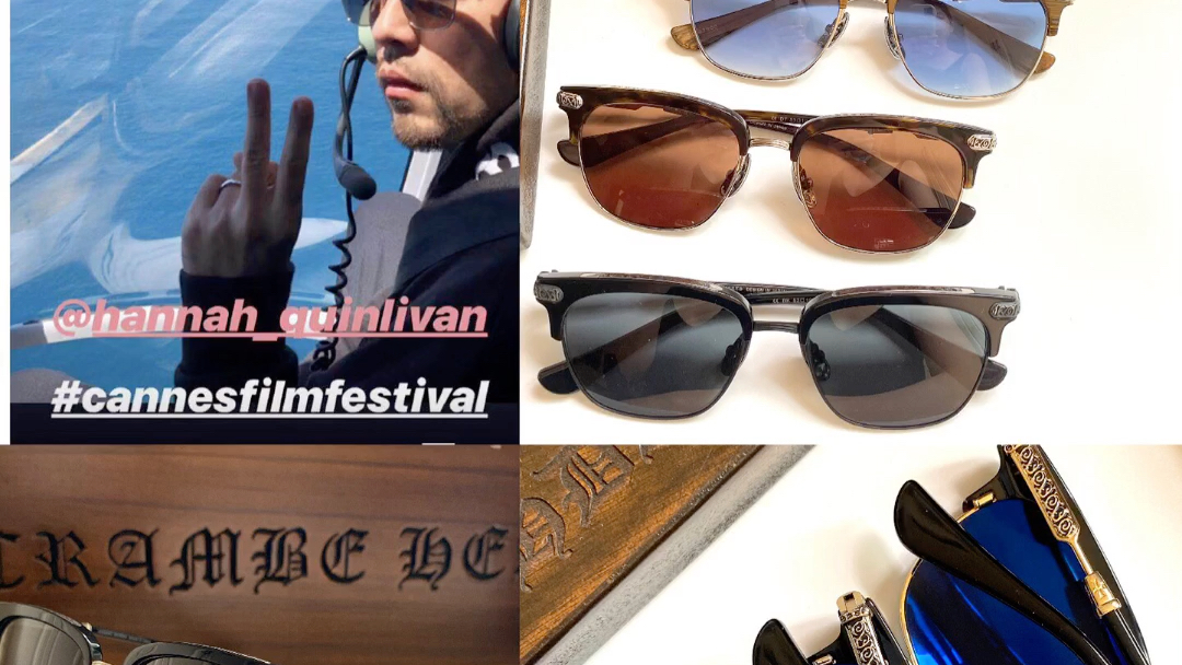 克罗心眼镜墨镜太阳镜周董周杰伦佩戴款chrome heart年度最佳代表款