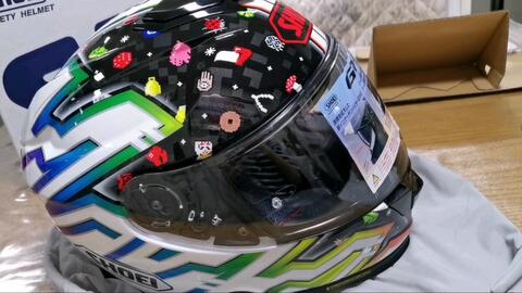 SHOEI GT AIR 2头盔,幸运护身符配色开箱，人生第一个头盔，特别鸣谢胡