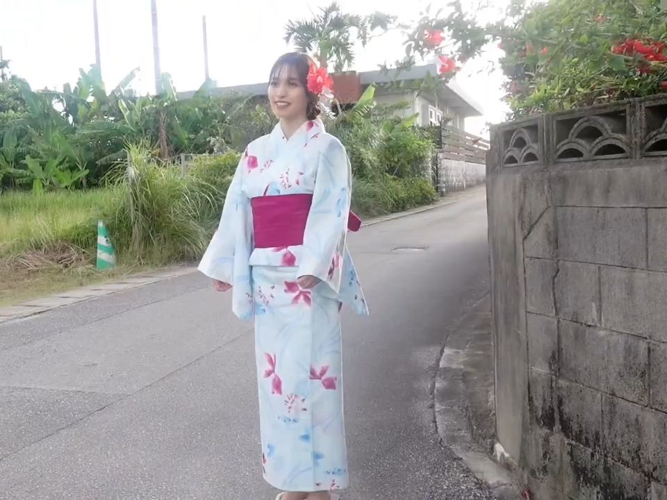 【摄影构图参考】模特户外人像拍摄花絮 浴衣姿