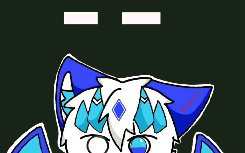 兽设手书在黑暗中的双眼