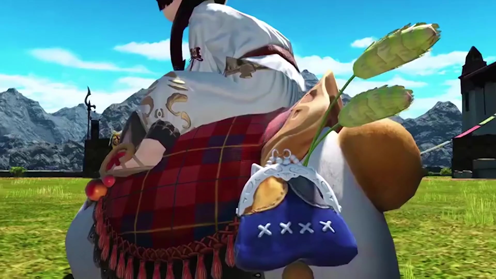 【ff14/最终幻想14】国服坐骑终于被国外酸一把了 中国独家猫大胖&夕