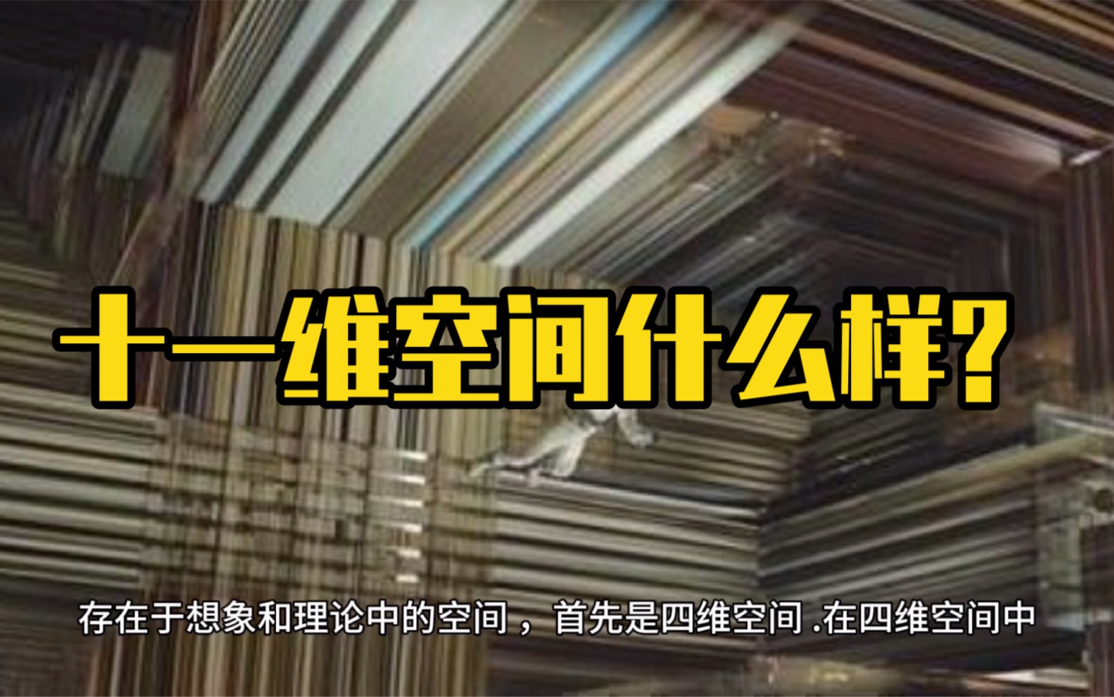 我们生活在三维空间里,那么11维空间什么样?哔哩哔哩bilibili