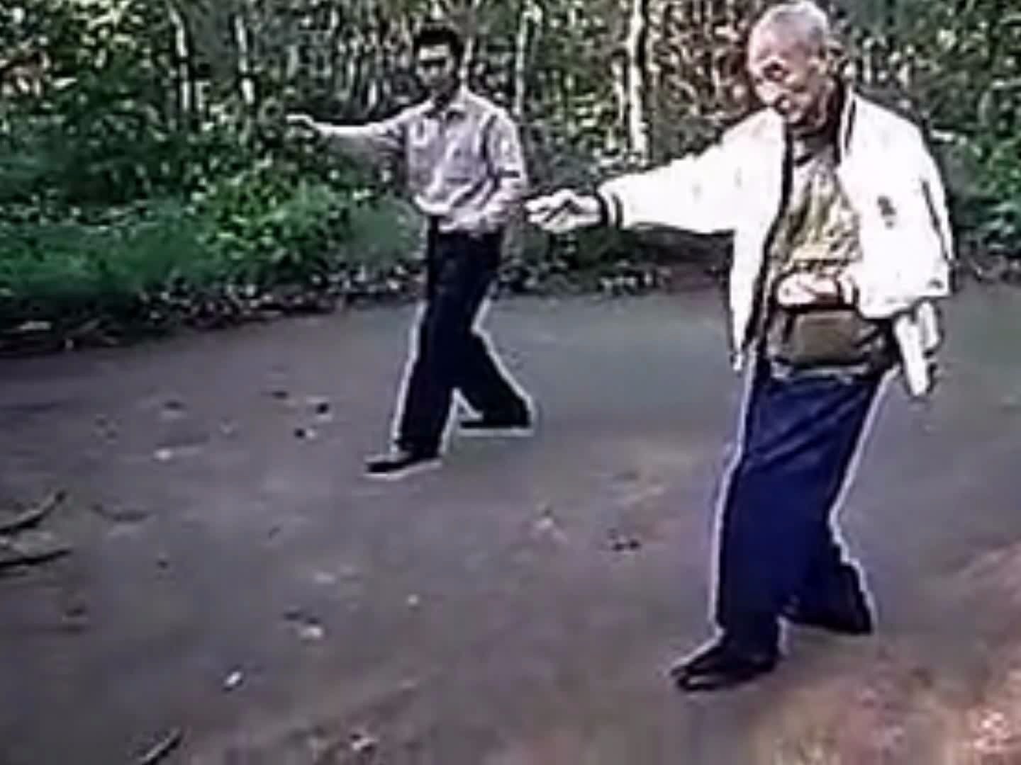 南京老武术家王祺老师讲解形意拳崩拳练习要领