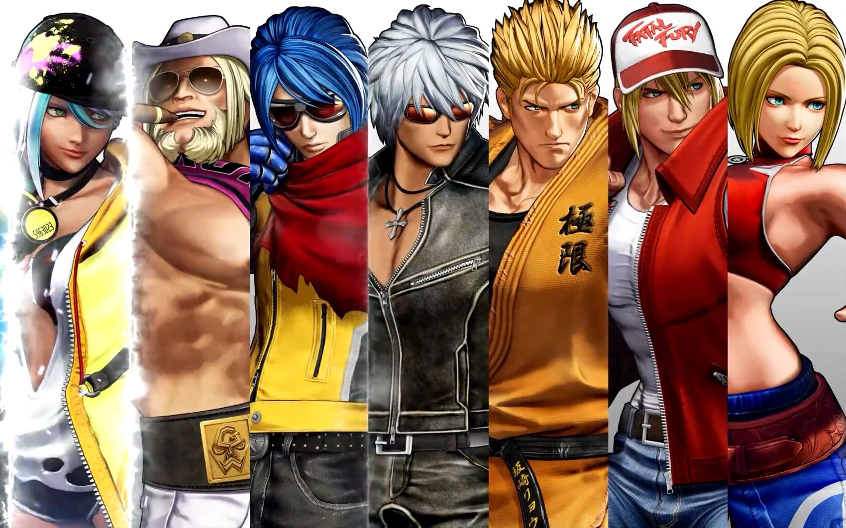 拳皇15两次开放测试版16人全部颜色展示