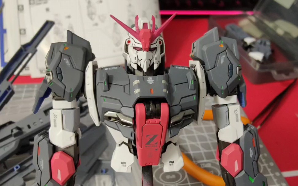 大班8801 z高达喷涂改造计划(上半身展示)_哔哩哔哩_bilibili