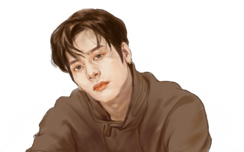 【sketchbook手绘】王嘉尔(不算过程的过程…)