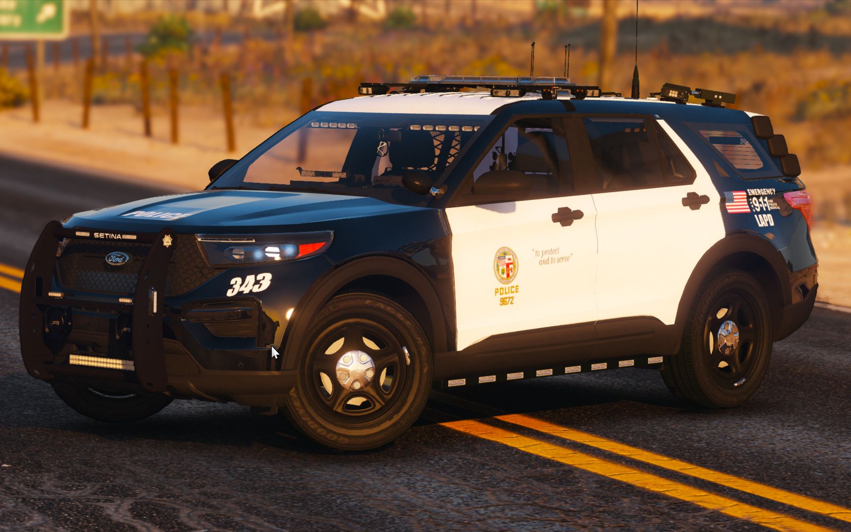 gtaollapd福特2020无标识探险者