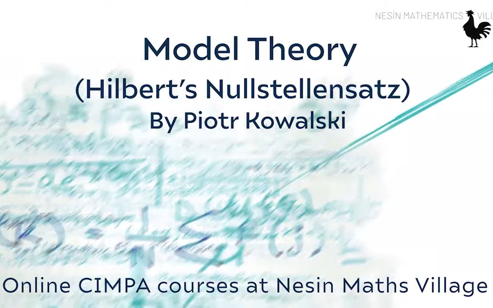 模型论Model Theory Piotr Kowalski(弗罗茨瓦夫大学)哔哩哔哩bilibili