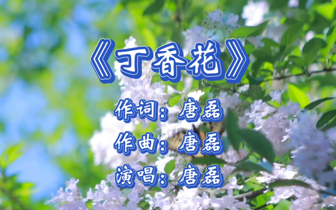 [图]唐磊的一首《丁香花》太好听了