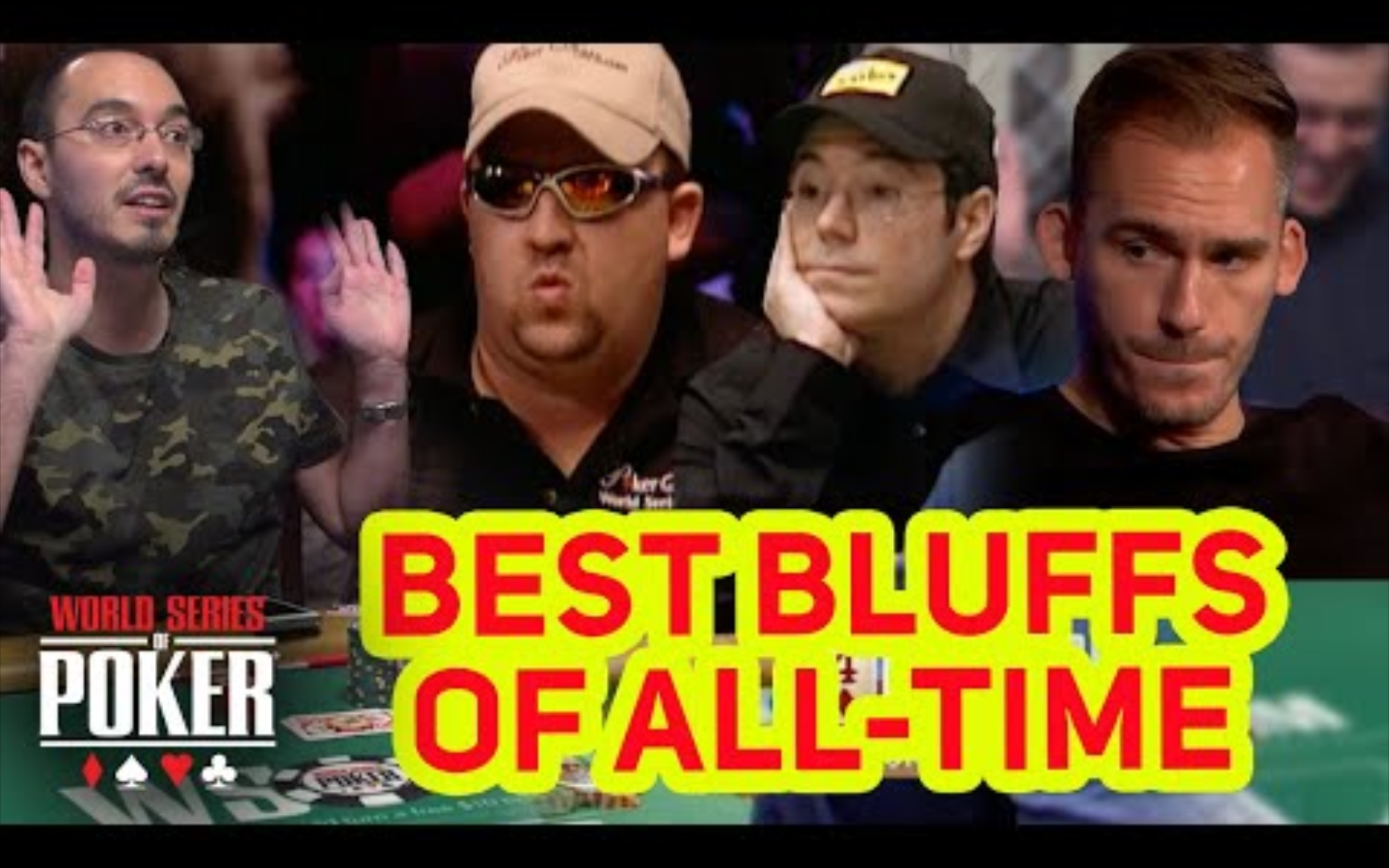 【WSOP】历年来最佳诈唬排行榜桌游棋牌热门视频