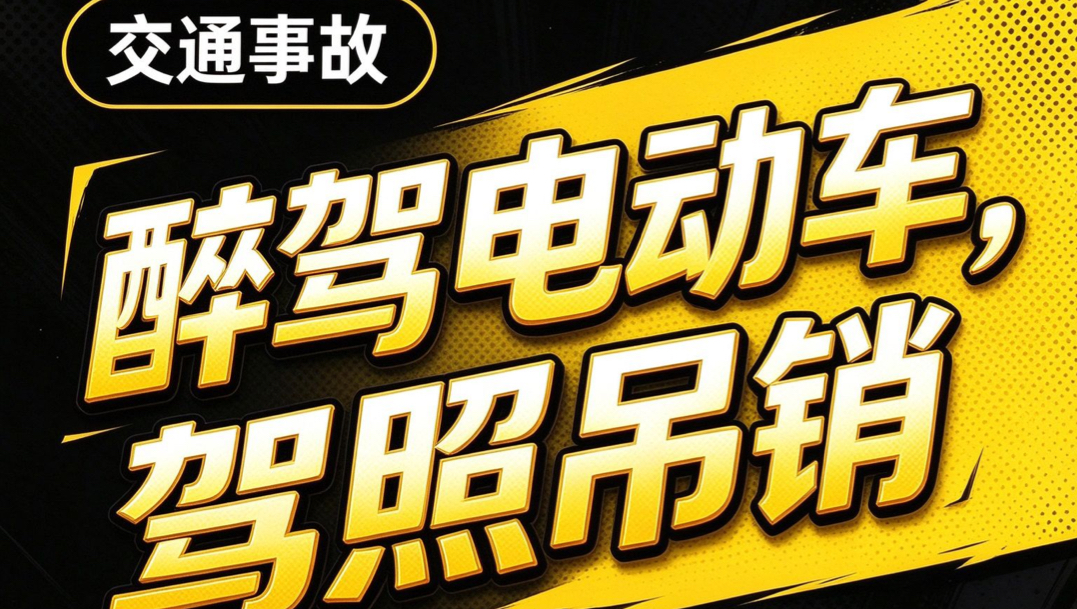 骑电动车喝了酒，也算酒驾？