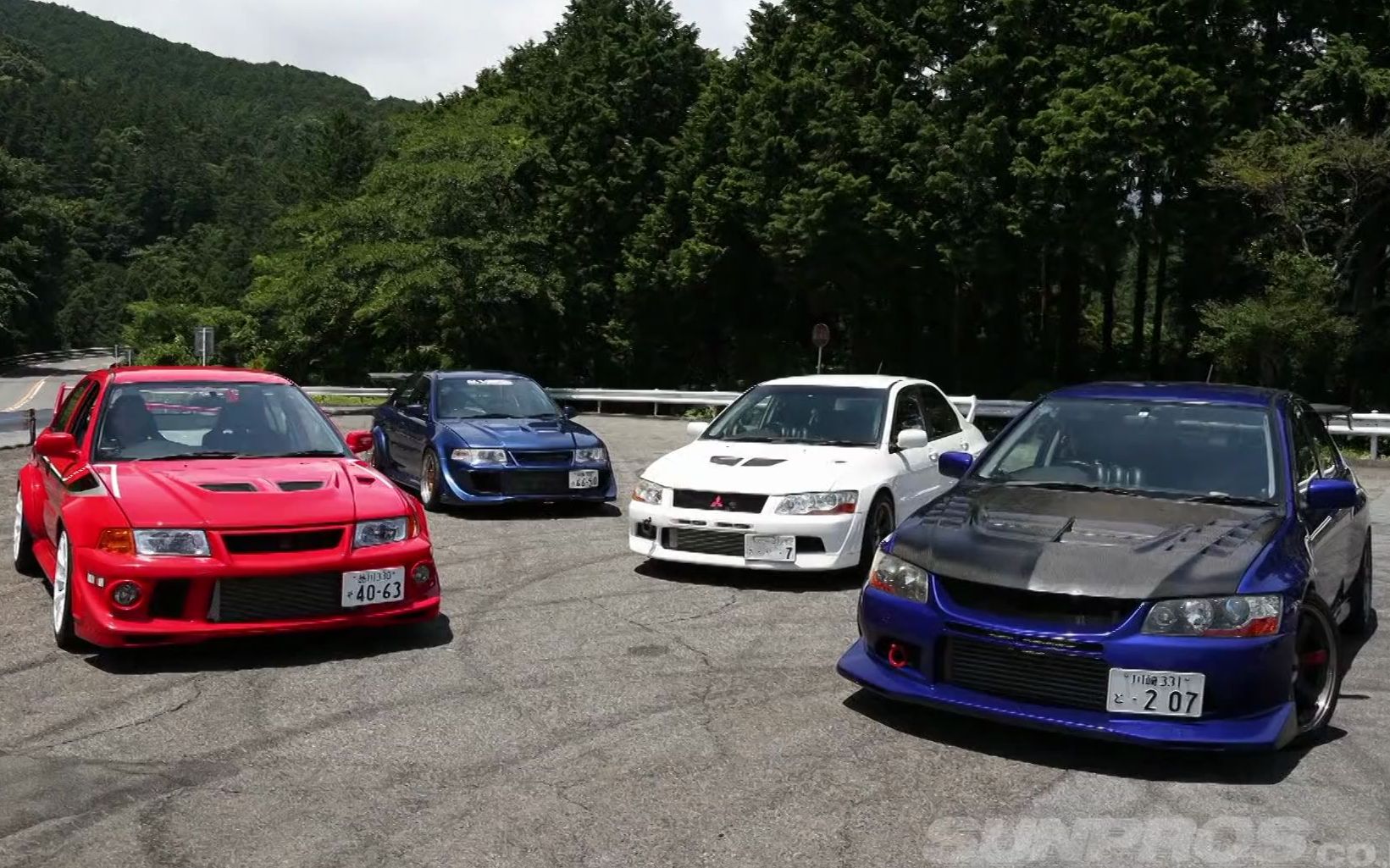 【jdm】三菱evo大特集! 4g63火力全开@箱根