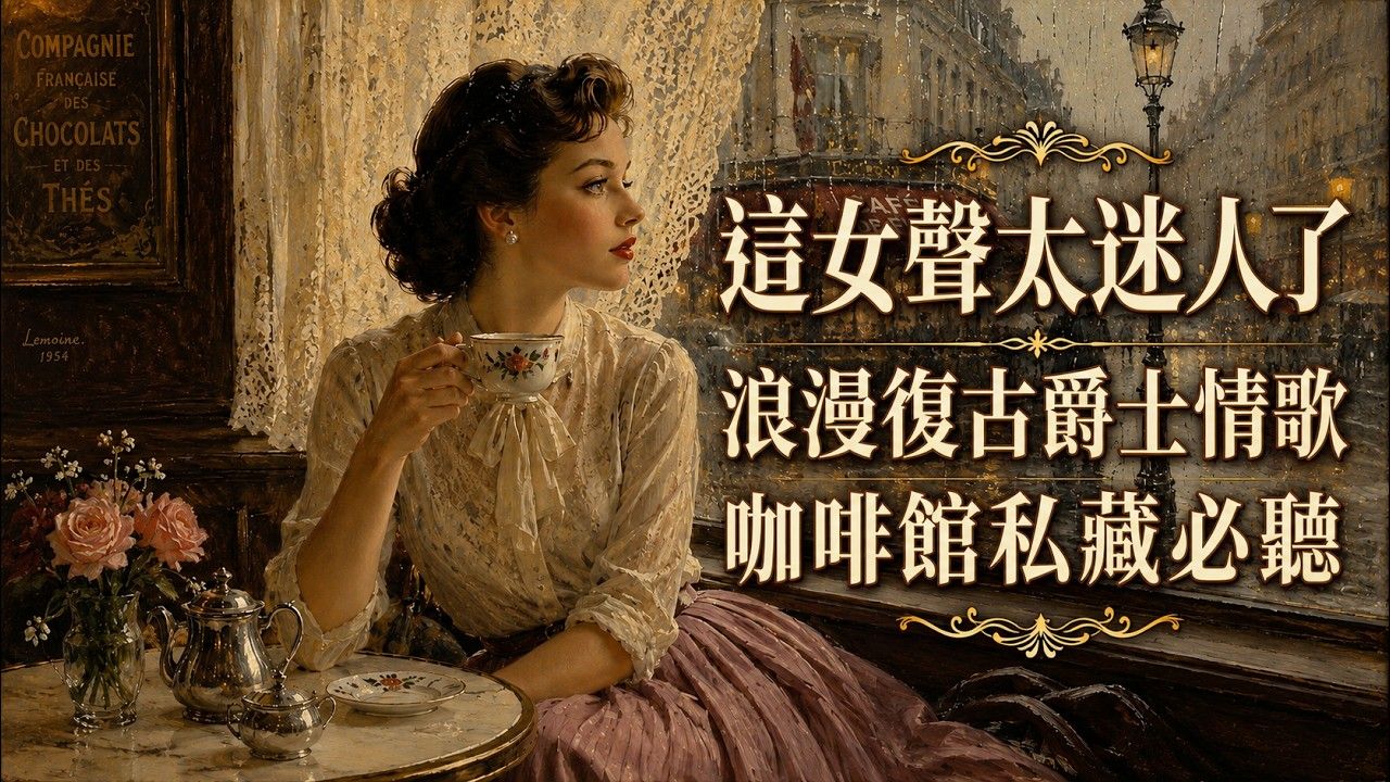 ?️ 2026一听就上瘾的复古女声爵士精选｜极致好听的浪漫微醺旋律 ?｜阅读・放松・私藏咖啡馆BGM ☕