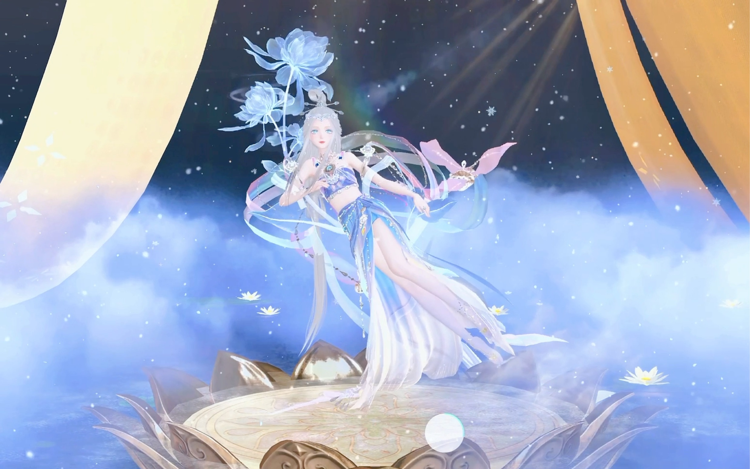 【闪耀暖暖】浅cos一下秦时明月雪女|因遗白鹤误佳期_手机游戏热门